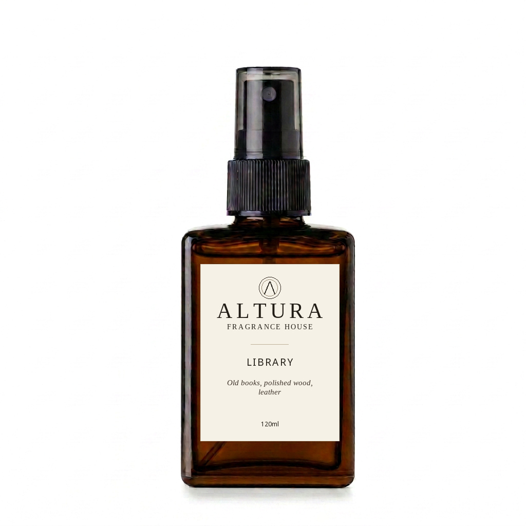 Library room spray bottle
