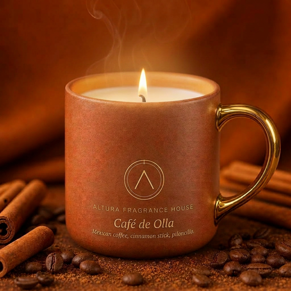 Café de Olla Cinnamon Coffee palm wax candle