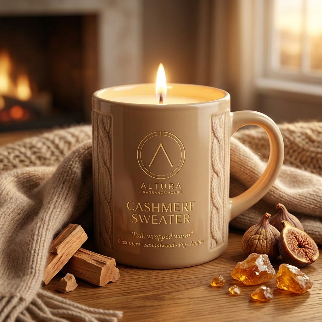 Cashmere Sweater candle mug