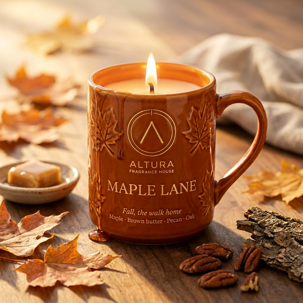 Maple Lane candle mug