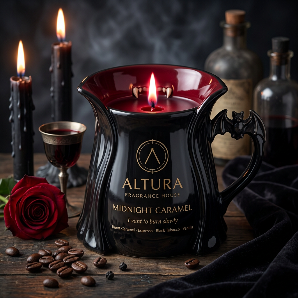 Halloween seasonal candle mug by Altura Fragrance House