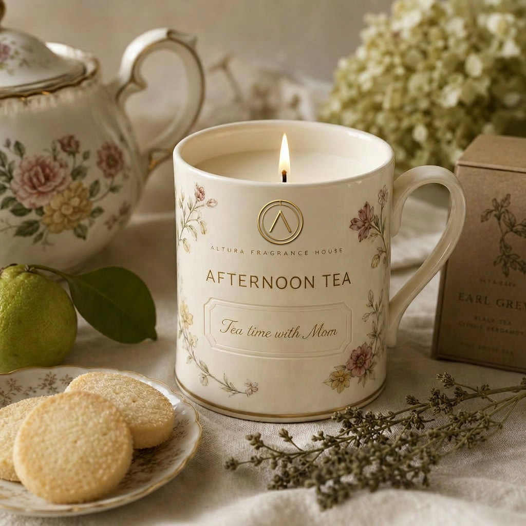 Afternoon Tea candle mug