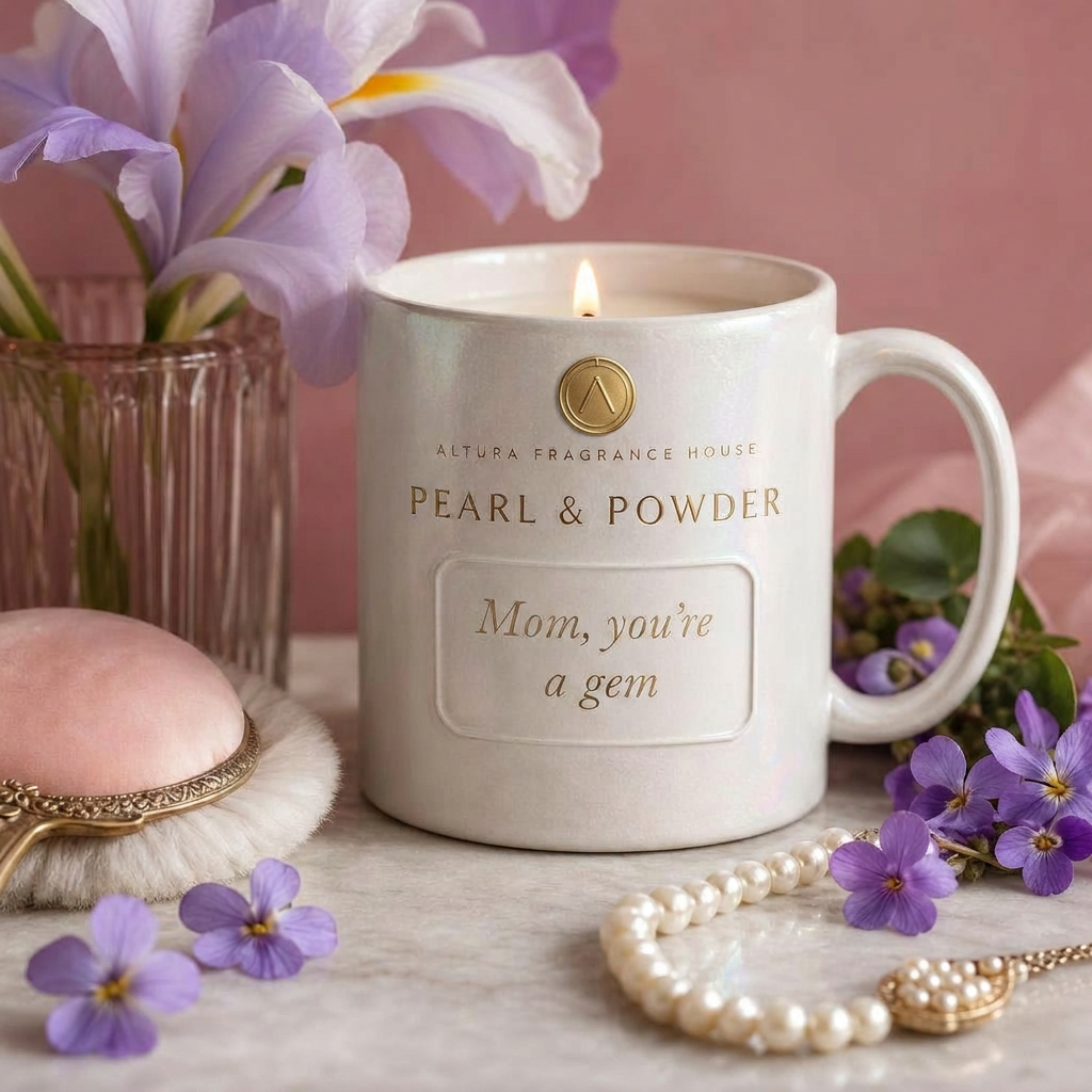 Pearl & Powder candle mug