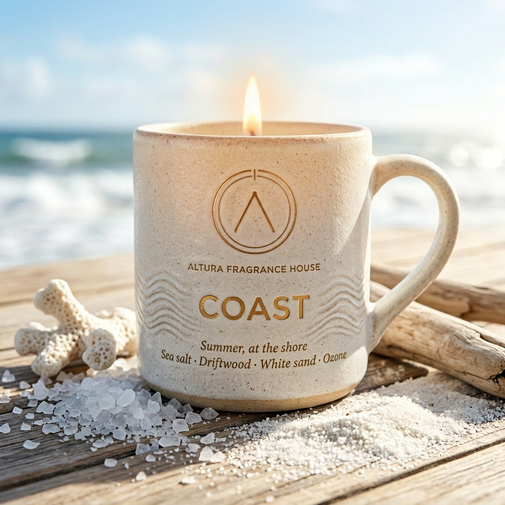 Coast candle mug