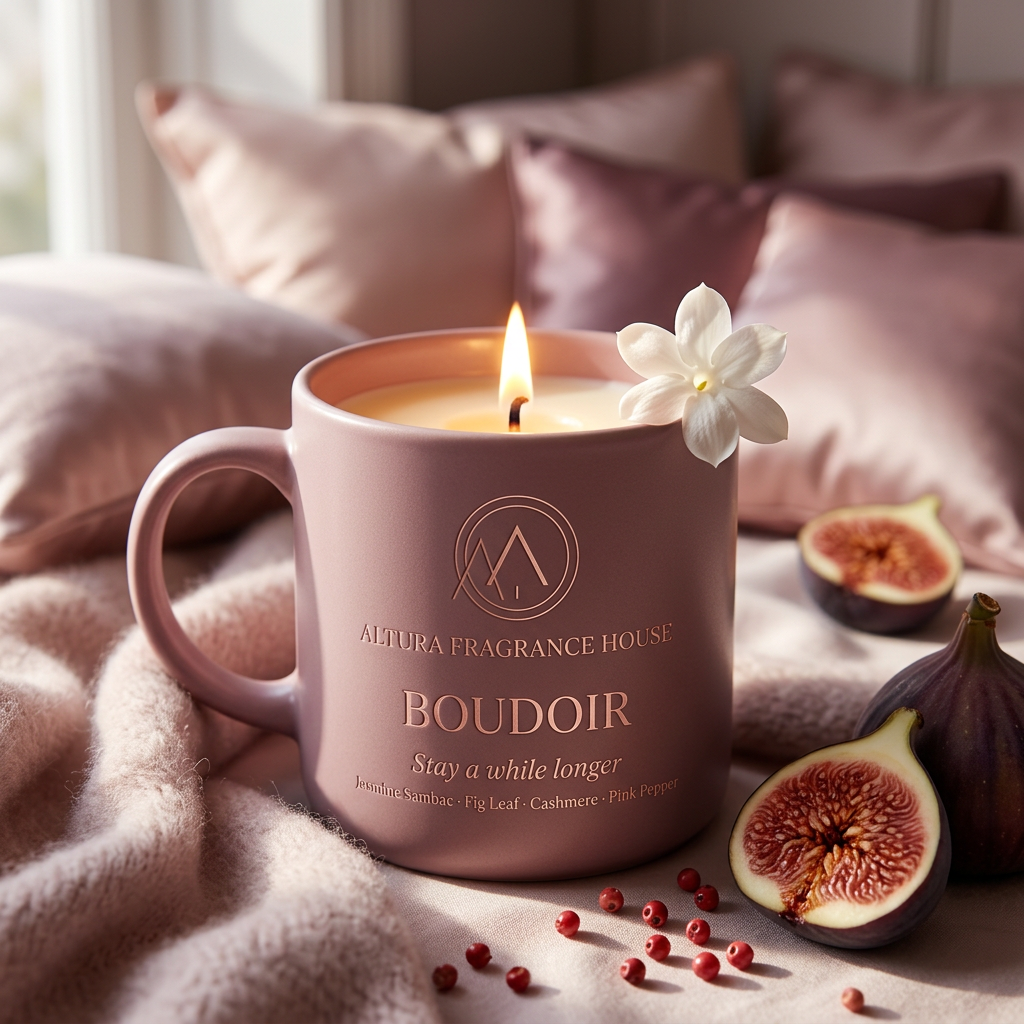 Boudoir candle mug